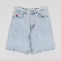 Men's Fashion Boy Cartoon Embroidered Denim Shorts