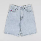 Men's Fashion Boy Cartoon Embroidered Denim Shorts