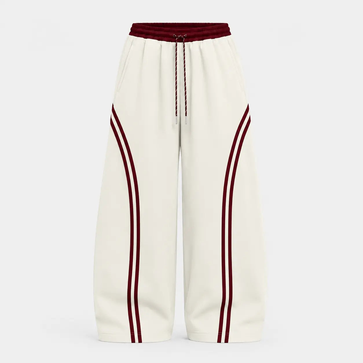 Hip Hop Y2k Drawstring Stripe Baggy Barrel Sweatpants