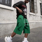 Men's Drawstring Sweatpants  3/4 Shorts