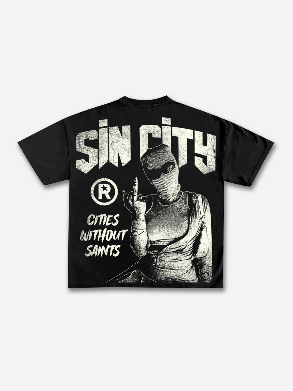 Cities Without Saints Street Gangs Character Graphic Cotton T-shirt