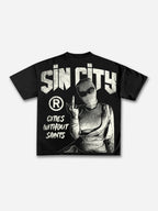 Cities Without Saints Street Gangs Character Graphic Cotton T-shirt