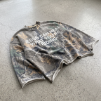 Camouflage Jesus Healing Graphic All Over Crop Tee