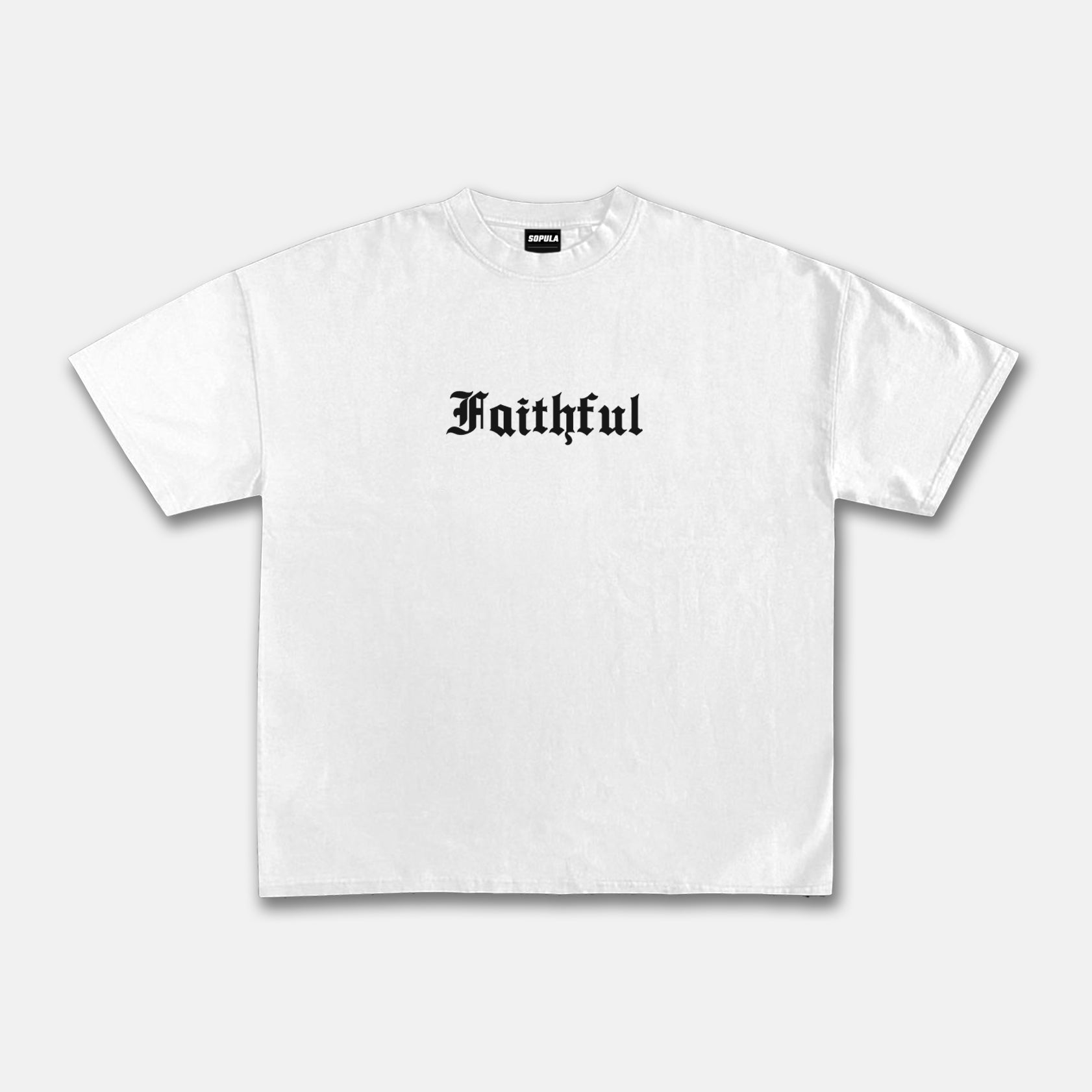 Faithful Hebrews 11：1 Print T-shirt