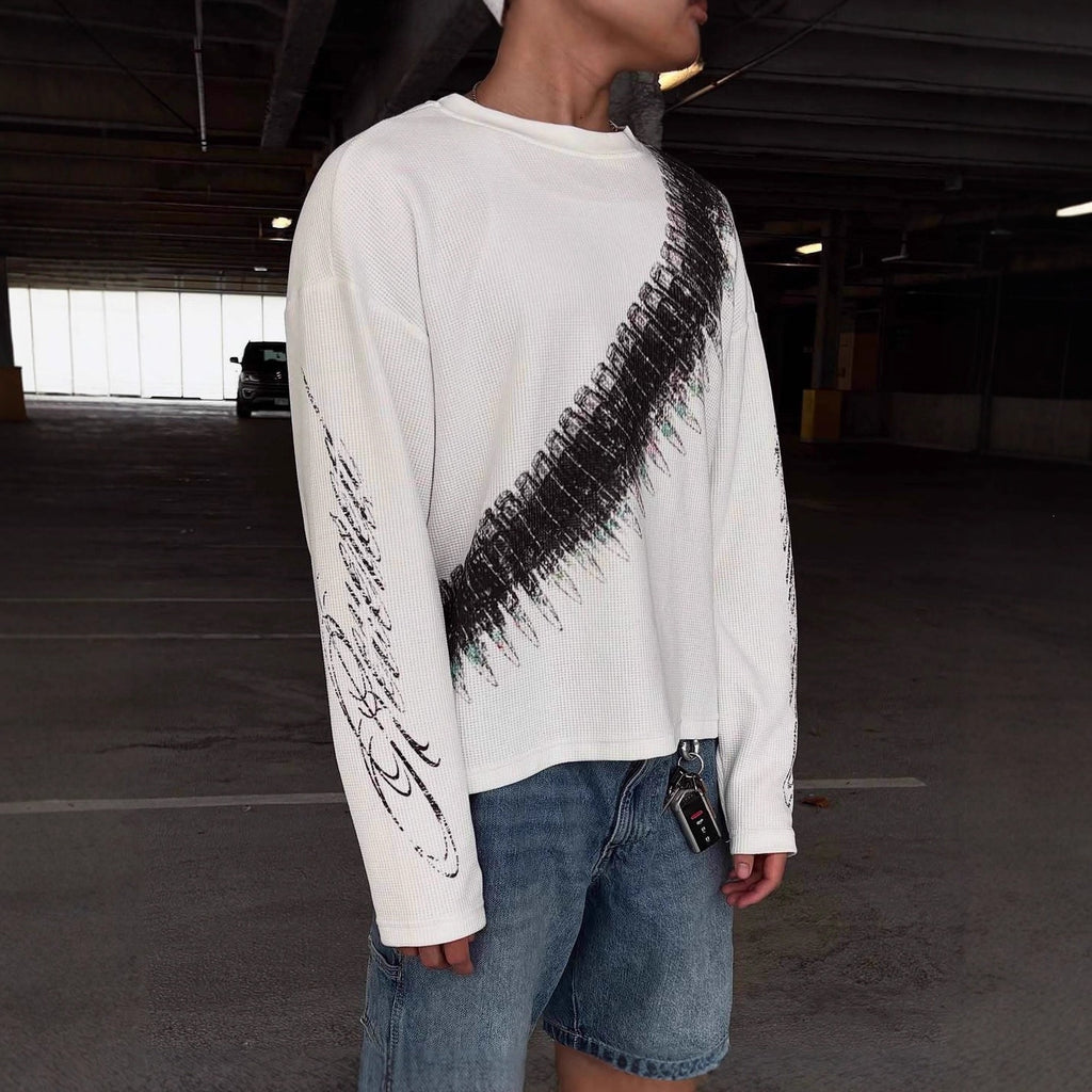 Bullet Thermal Imaging Waffle Long-sleeved Tee
