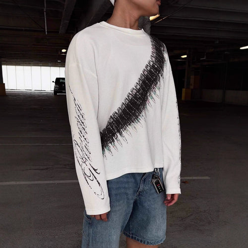 Bullet Thermal Imaging Waffle Long-sleeved Tee