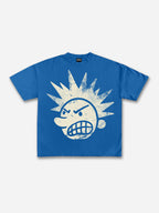 Casual The Brain Explodes Print Short Sleeve T-shirt