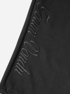 Hiphop Embroidery Star Double Waistband Sweatpants