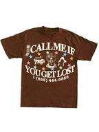 Call me If You Get Lost Cotton Graphic T-Shirt