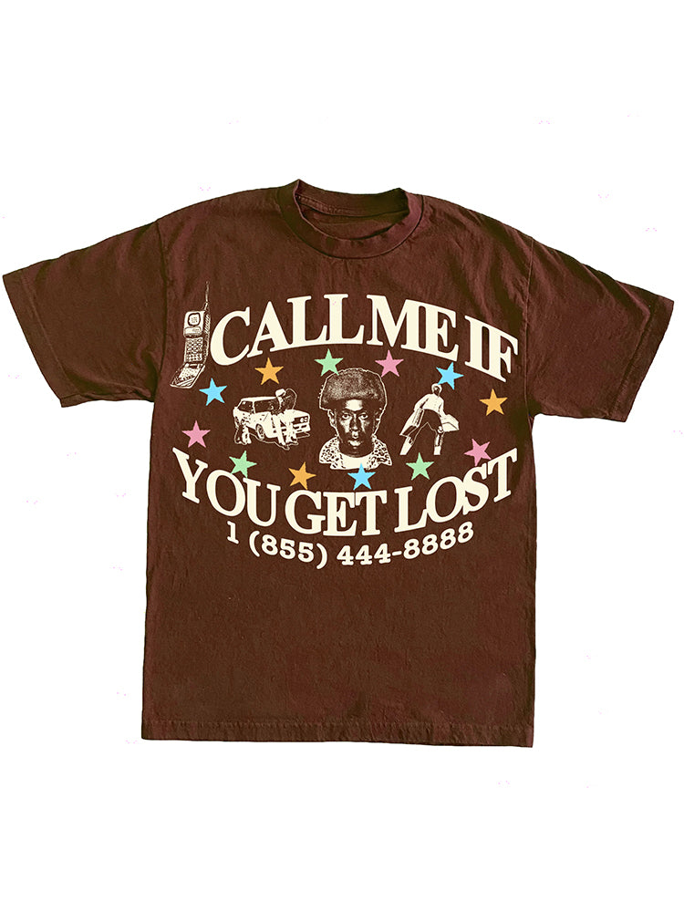Call me If You Get Lost Cotton Graphic T-Shirt