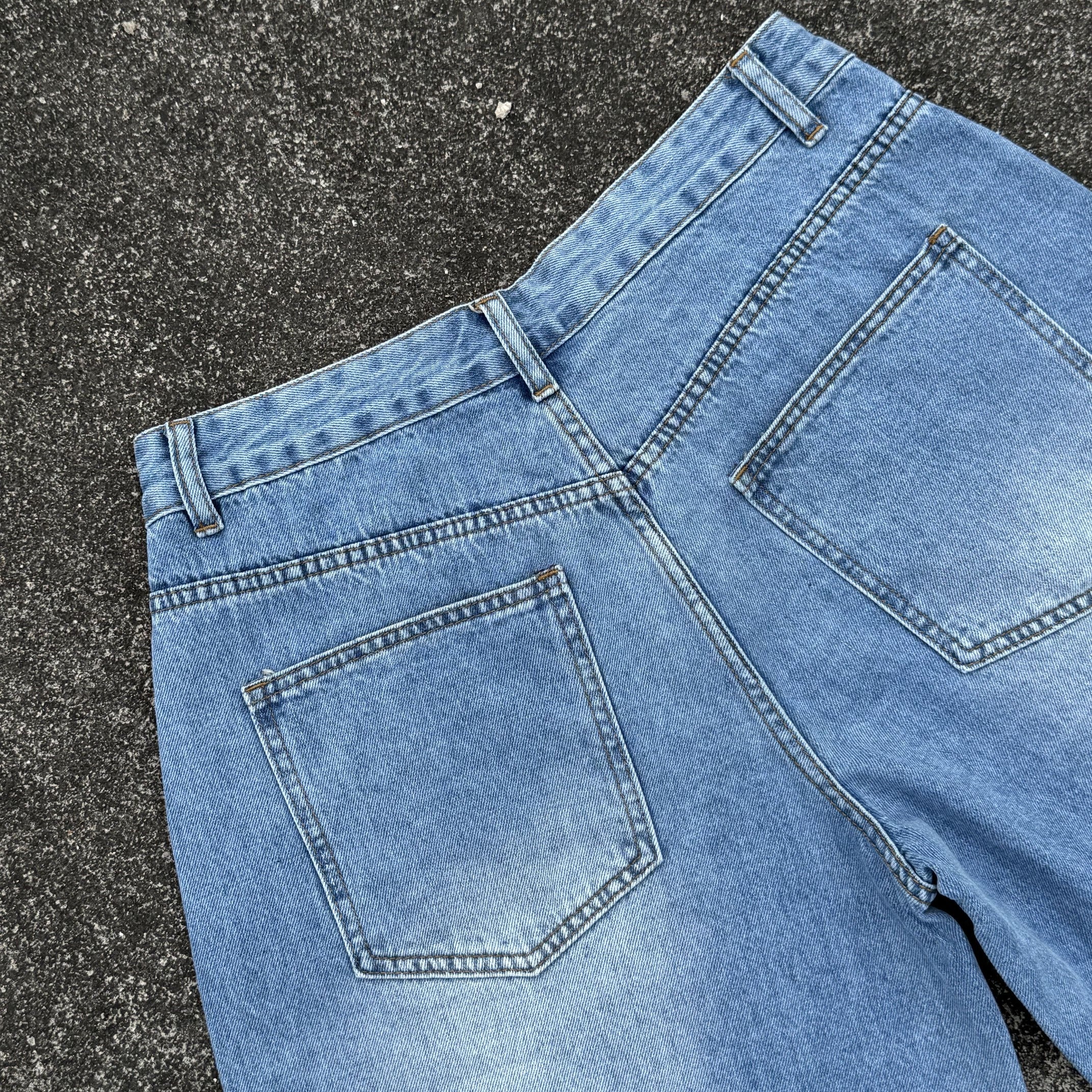 Vintage Casual Baggy Jorts Denim Shorts