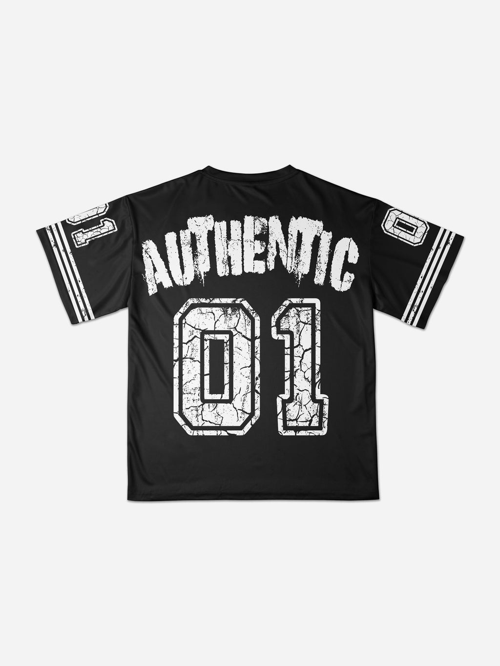 I Am Allergic To People Abstract Graphic Mesh Jersey