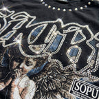 Sacra Angel Prayer Retro Graphic T-shirt And Shorts Sets
