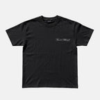 Frever Blessed Floral And Calligraphic Graphic Cotton T-shirt