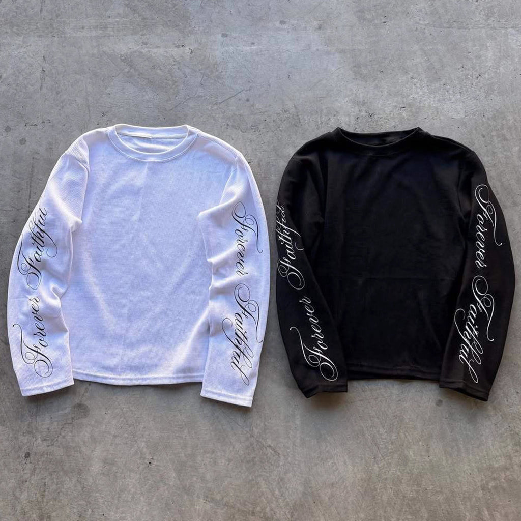 Gothic Alphabet Patterns Long Sleeve T-shirt