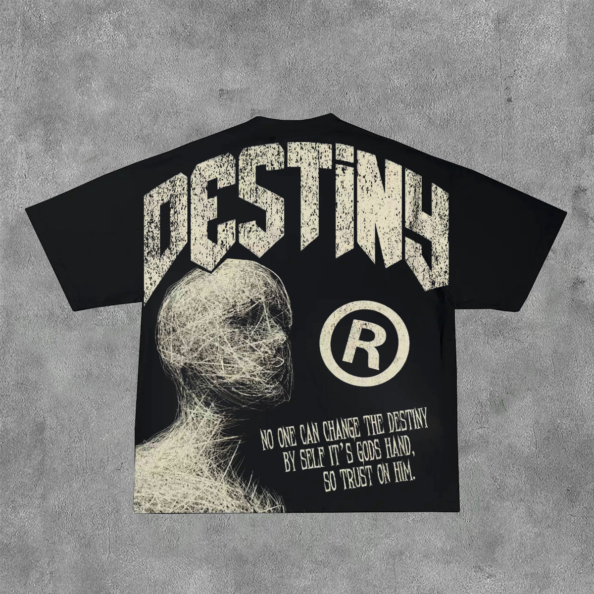Vintage Destiny Mummy Graphic Short Sleeve T-shirt