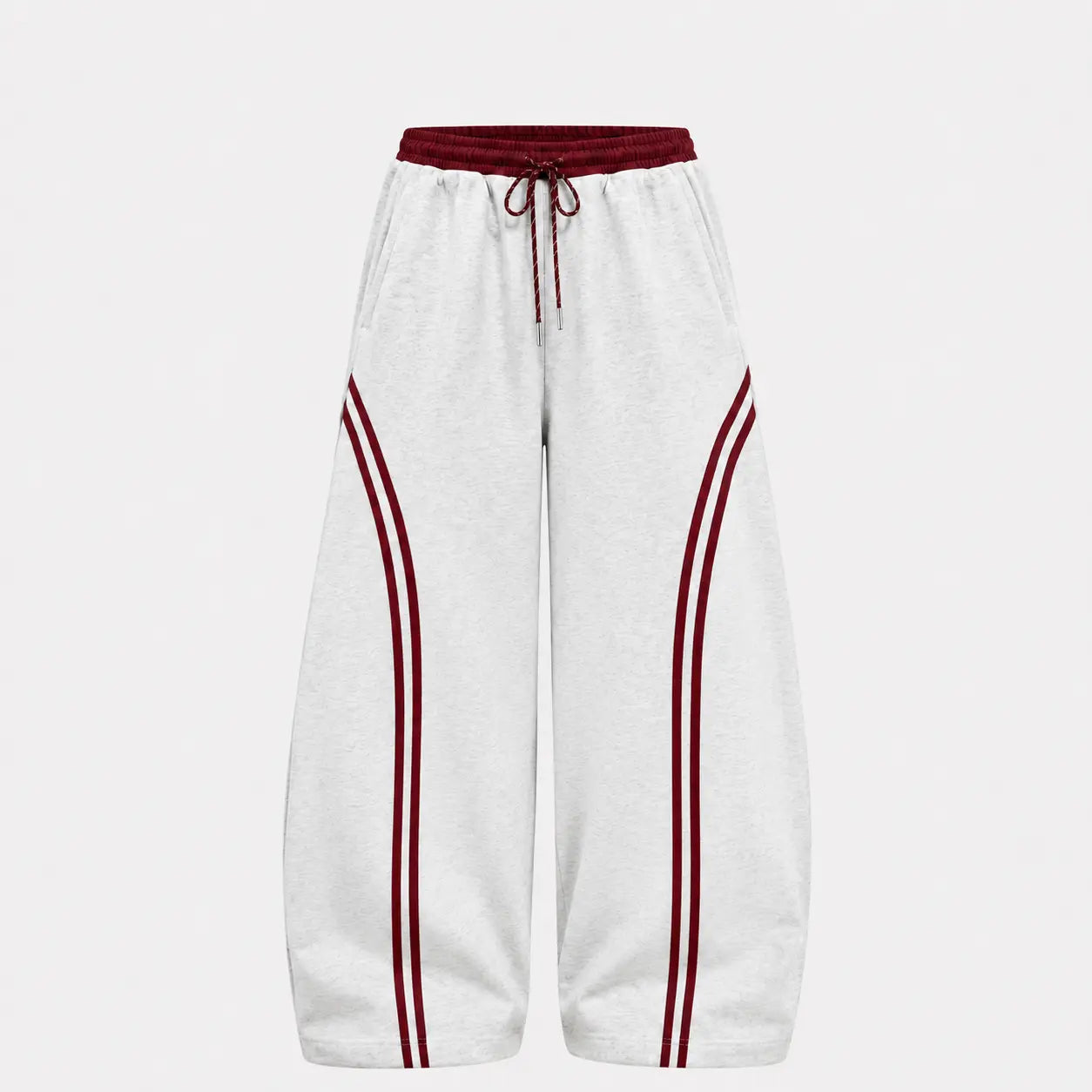 Hip Hop Y2k Drawstring Stripe Baggy Barrel Sweatpants