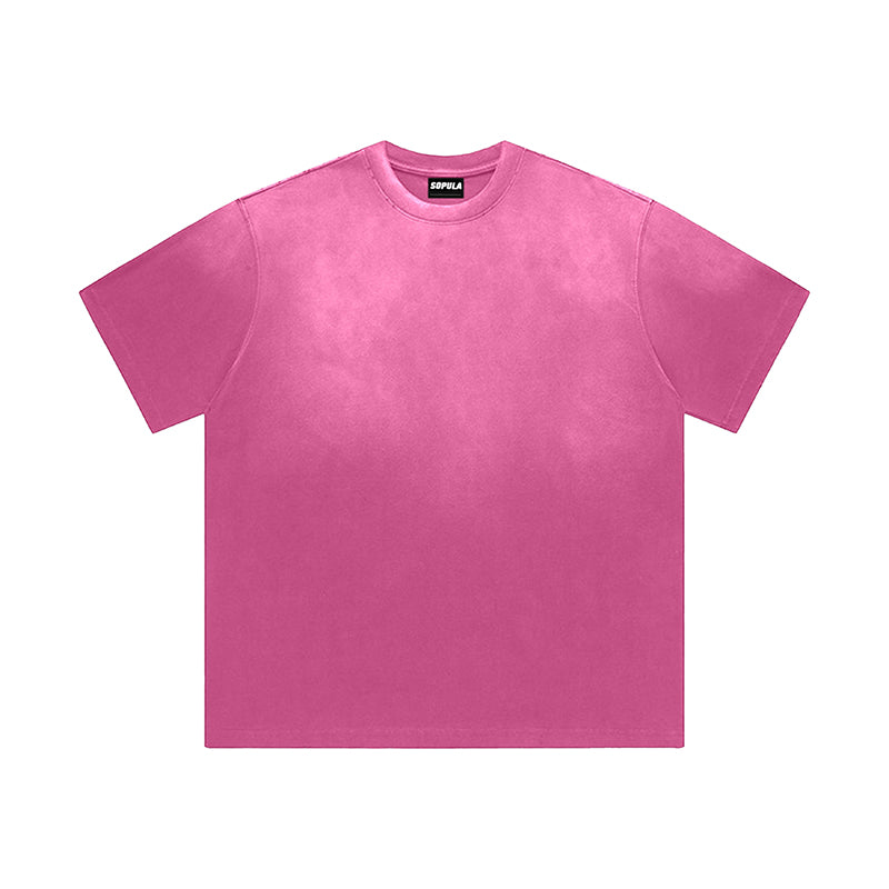 Faded Wash With Gradient Effect Heavyweight Loose-fit T-shirt