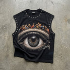 The Eye Of God The Last Supper Vintage Graphic Tank Top