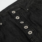 Men's Retro Selvedge Denim Baggy Jeans