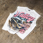 Valley Passion Racing Graphic Rhinestone Tank Top