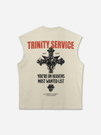 Trinity Service Vintage Cross Graphic Tank Top