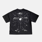 Portrait Of Jesus Just Faith Vintage Graphic Cotton T-shirt