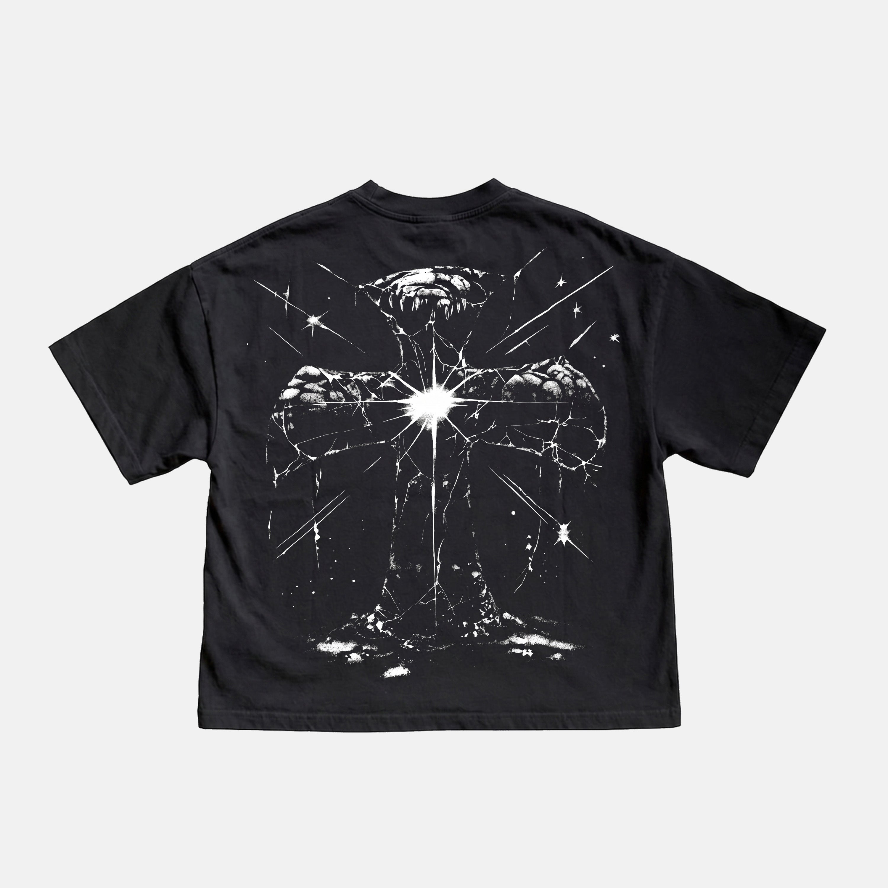 Portrait Of Jesus Just Faith Vintage Graphic Cotton T-shirt