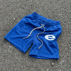 Street Minimalist Logo Drawstring Sport Shorts