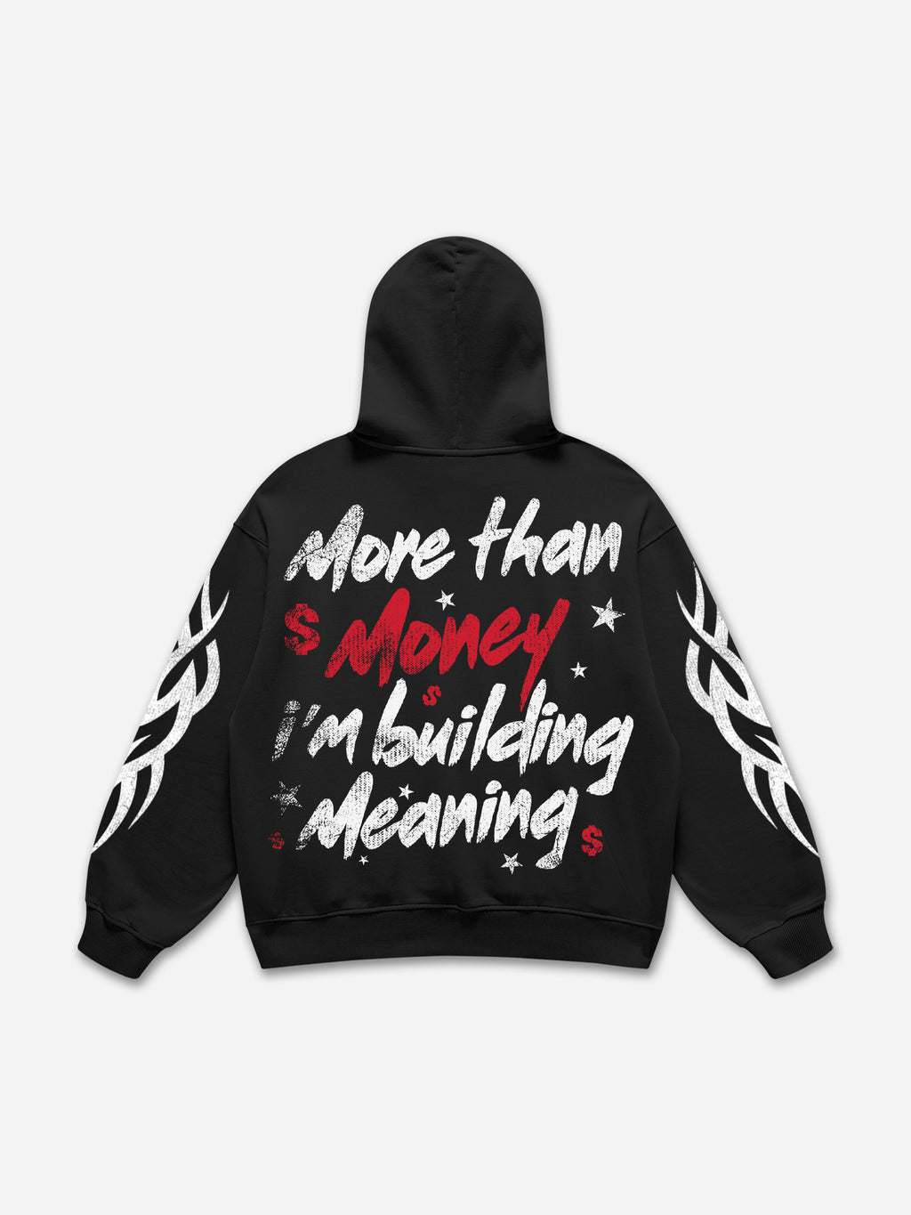 Never Broke God Glock Dollar Vintage Graphic Hoodie