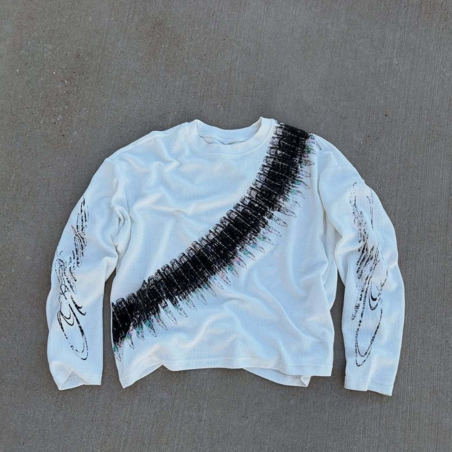 Bullet Thermal Imaging Waffle Long-sleeved Tee