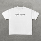Vintage Personalized Move In Silence Graphic Casual Cotton Short Sleeve T-shirt