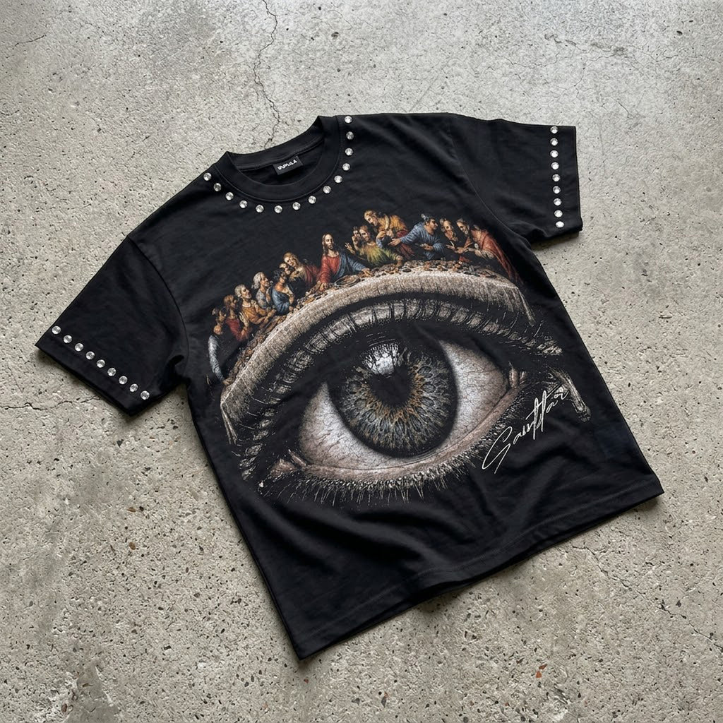 The Eye Of God The Last Supper Vintage Graphic T-shirt