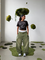 Relaxed Matcha Denim Jeans