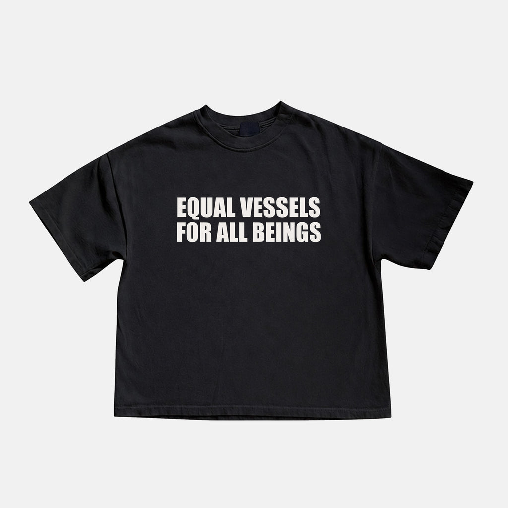 Equal Vessels For All Beings Ak47 Graphic Cropped T-shirt