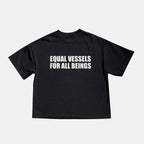 Equal Vessels For All Beings Ak47 Graphic Cropped T-shirt