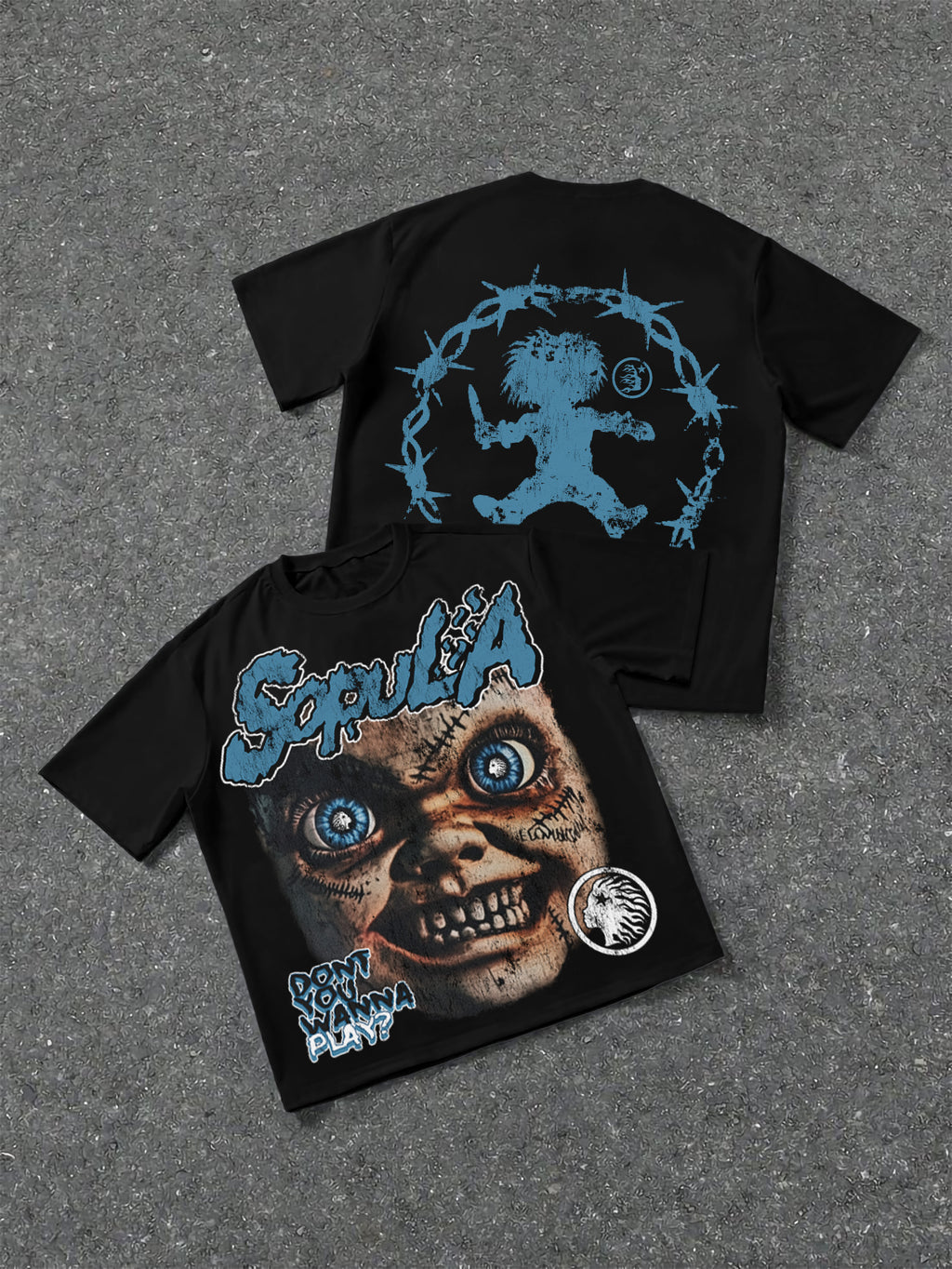 Sopula Studio Don't You Wanna Play? Graphic T-Shirt