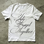 Men's Letter Print Cotton T-shirt
