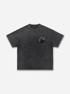 Men's Casual Vintage Car Washed T-shirt