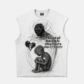 Mental Health Matters Abstract Self-care Graphic Tank Top