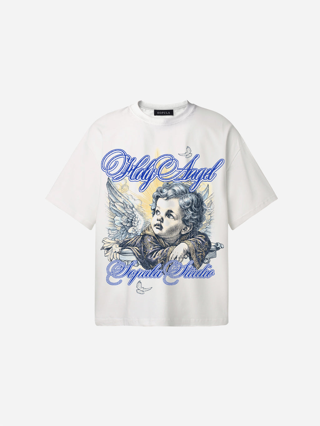 Sopula Holy Angel Graphic Cotton T-shirt