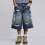 Men's Retro Y2k Fashion Denim Shorts