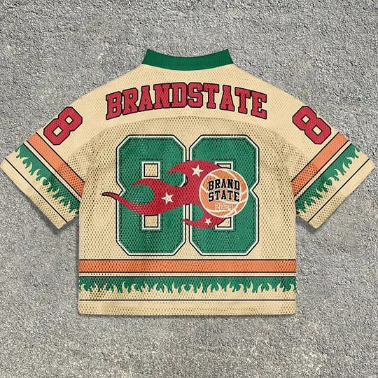 Badge Worldwide No.88 Print Sports Mesh T-shirt