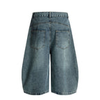 Stripe Barrel Longline Y2k Wide Leg Baggy Jorts