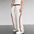 Hip Hop Y2k Drawstring Stripe Baggy Barrel Sweatpants