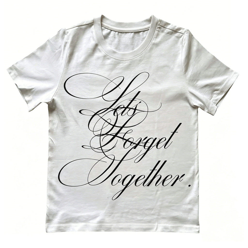 Men's Letter Print Cotton T-shirt