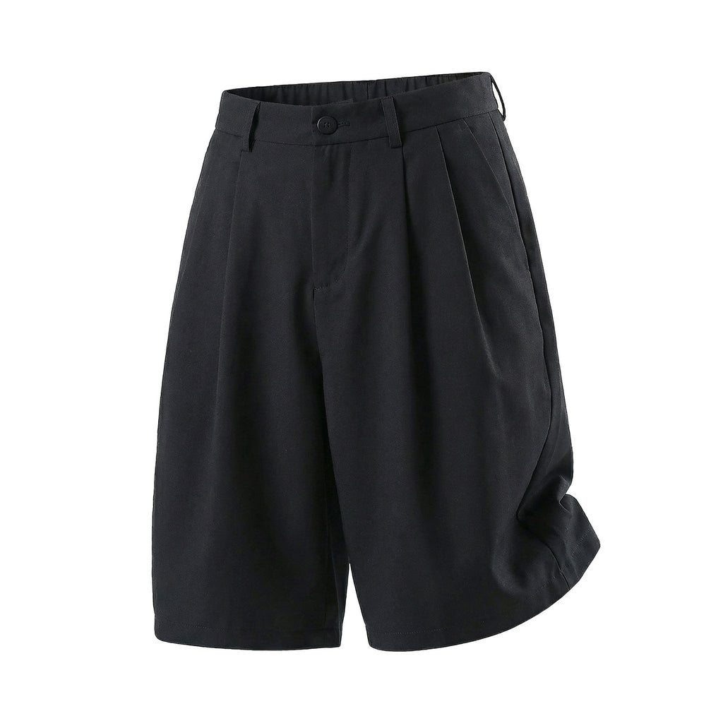 Men's Casual Pleated Loose Shorts