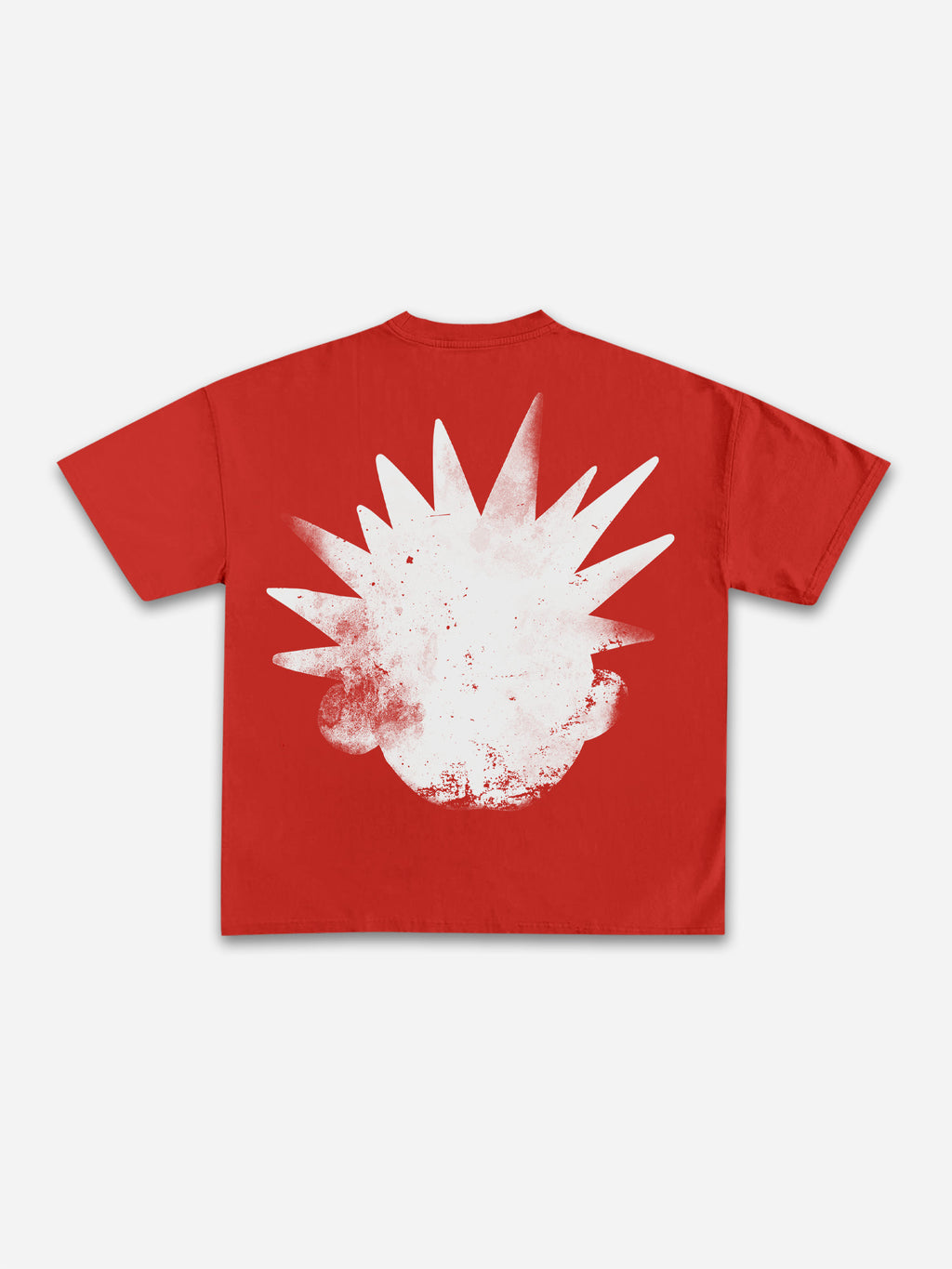 Casual The Brain Explodes Print Short Sleeve T-shirt