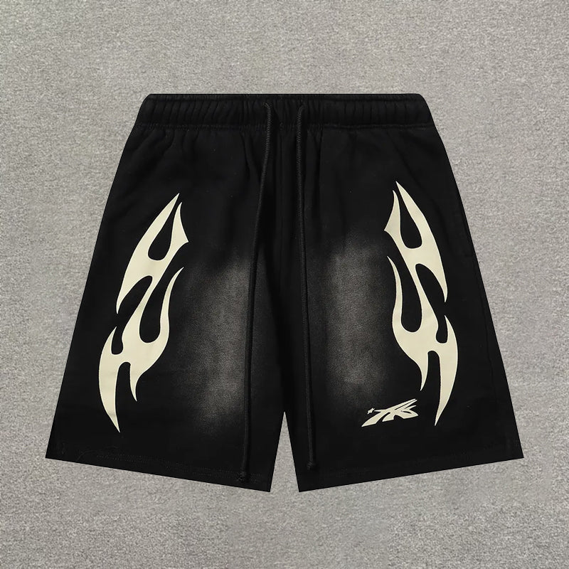 Vintage Graphic Casual Fashion Shorts