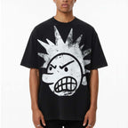 Casual The Brain Explodes Print Short Sleeve T-shirt